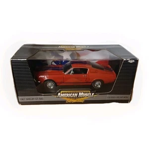 *RAR* Ertl/Evergreen 1/18 1967 Ford Shelby Mustang GT 500 - rot/blau   - Bild 1 von 16