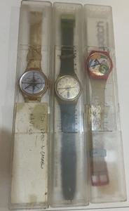 Lote Swatch Vintage (1993) - CLASE SUPERIOR, Collage Doré, Parmalat con Cajas - Imagen 1 de 3