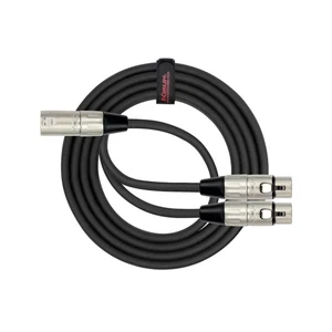 Kabel Y-301-06 - 6 Fuß - XLR-Stecker auf Dual XLR-Buchse Y-Kabel - Bild 1 von 6