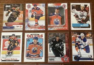 CONNOR McDAVID 12 CARD LOT - 2nd Year, SI For Kids, Box Bottom, OHL, Upper Deck - Bild 1 von 3