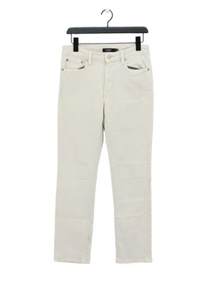 Ralph Lauren Women's Jeans UK 8 Cream Cotton with Polyester, Elastane Straight - Image 1 of 4
