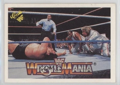 1990 Classic WWF The History of Wrestlemania Ted DiBiase Million Dollar Man #52 - Image 1 of 2