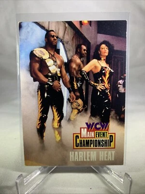 Tarjeta de lucha libre Cardz WCW 1995 evento principal #97 Harlem Heat- Foto 1 de 2