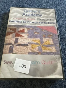 Quilter's Academy Longarm Basics Series 1: Borders: To Turn or Not To Turn - NEW - Picture 1 of 1