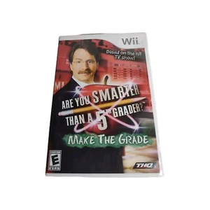 ¿Eres más inteligente que un estudiante de 5º grado?: Make the Grade - Juego de Nintendo Wii, de segunda mano - Imagen 1 de 8