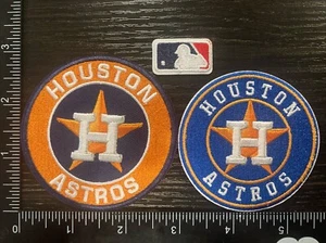 HOUSTON ASTROS LOT SET OF 3 IRON ON PATCHES - Picture 1 of 1