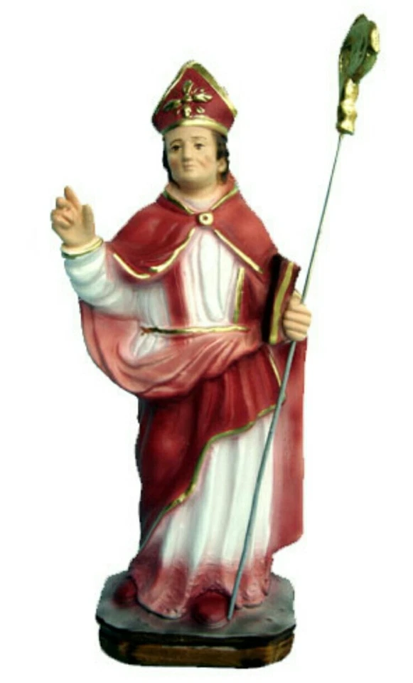  STATUA SAN GENNARO  CM 28  IN RESINA  DECORATA A MANO PRODUZIONE ARTIGIANALE - Immagine 1 di 1