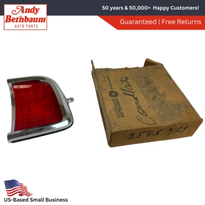 1965 Chrysler Town & Country Station Wagon Outer Left Tail Light Lens 2584870 - Image 1 of 4