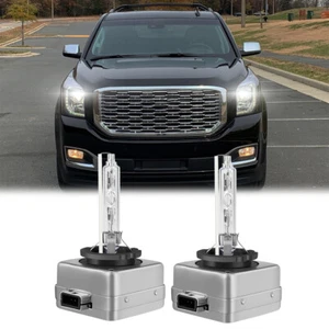 For GMC Yukon XL 2015-2019 2X D3S Front HID Xenon White Headlight Bulbs Low Beam - Picture 1 of 12