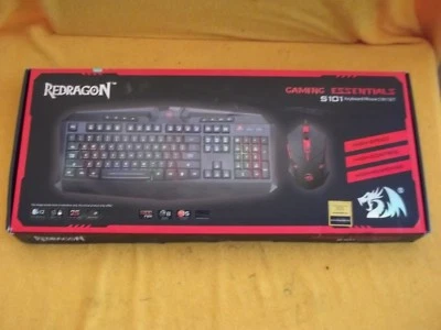 Redragon S101 Gaming Keyboard & M601 Mouse with LED backlit - Image 1 of 3