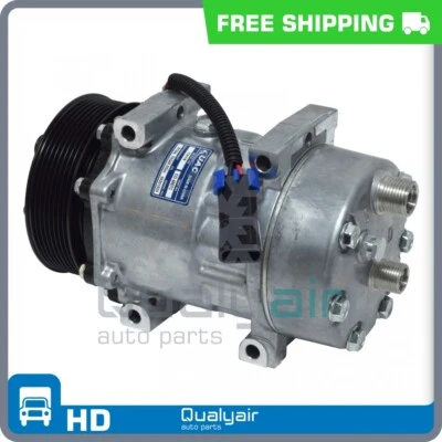 Compresor de aire acondicionado para Ford F650, F750 / Peterbilt 325, 330, 337 QU Foto 1 de 4