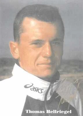 Thomas Hellriegel Autogrammkarte - Triathlet Ironman Sieger 1996 - Bild 1 von 2