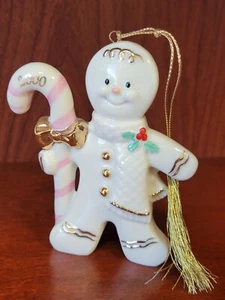Lenox 2000 Gingerbread Ornament A Christmas Treat Annual Holiday Figurine - Picture 1 of 12