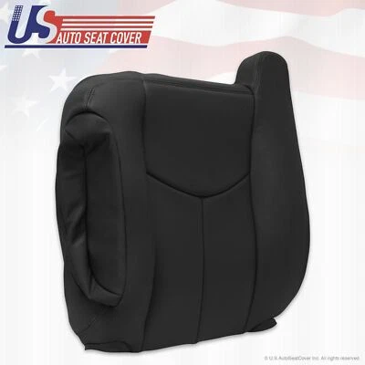Cubierta de asiento de cuero gris oscuro para conductor Chevy Avalanche 2003 2004 2005 2006 Foto 1 de 4