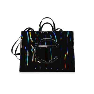 Telfar Large Shopping Bag - Black Rainbow - Picture 1 of 2