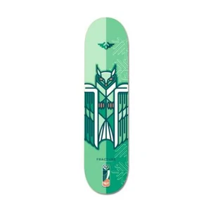 "Mazo de patineta de madera Fracture x Jono verde 8,25" - Imagen 1 de 2