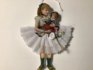 Papierpuppe Weihnachten Valentinstag Feder Baumschmuck Geschenkanhänger Artikel# 34 - Bild 1 von 5