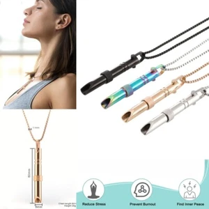 Breathing Breathlace Fidget Necklace Quit Smoking Anxiety Stress Relief Mind - Picture 1 of 18