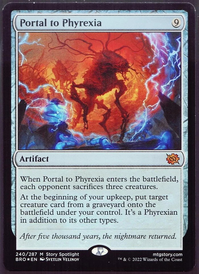 Portal to Phyrexia - 240 Foil MTG BRO - Image 1 of 1
