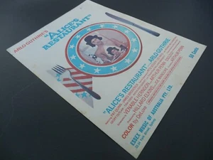 Alice's Restaurant - Arlo Guthrie - OZ issue Sheet Music - Picture 1 of 2