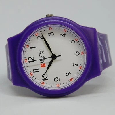 Престиж медицинский фиолетовый тон кварцевые аналоговые женские часы новый аккумулятор - Изображение 1 из 4