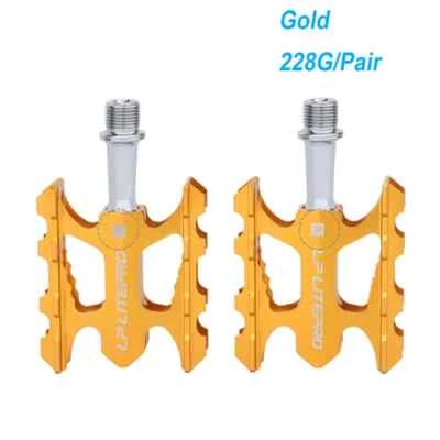 Pedales de bicicleta ligeros con rodamientos de DU antideslizantes plegables MTB BMX piezas de pedales de bicicleta Foto 1 de 4