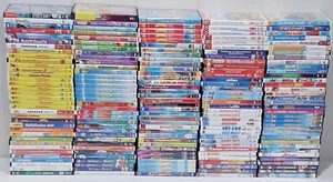 175x LOT EMPTY DVD Cases + Artwork All Kid Shows/Movies Clean, VG+ cond NO DISCS - Picture 1 of 5