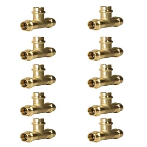 10 Pcs. 1/2" x 1/2" x 1/2" Press Tee, NSF Certified - Picture 1 of 5
