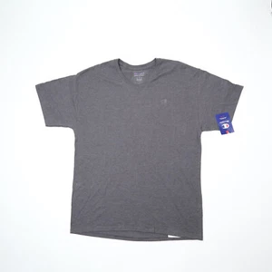 Champion Men V-Neck T-Shirt Granite Heather Size L 1478 - Picture 1 of 2