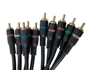 Audio & Video Kabel 5 Litzen Stecker Cinch Stecker vergoldet 6 Fuß lang - Bild 1 von 2