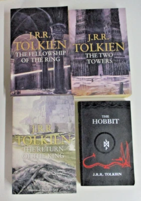 4 x J R R Tolkien Bulk Lot - 3 x Illustrated Editions by Alan Lee + The Hobbit - Image 1 of 4