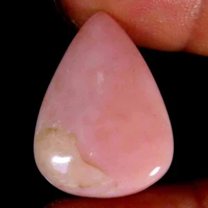 16.50Cts.100%Natural Designer Pink Opal Pear Cabochon 19x27x5mm Loose Gemstone - Picture 1 of 5