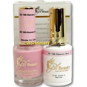 IGel Beauty Gel Nail Polish 0.5oz Color Gel DUO DD166- HEAVEN SENT