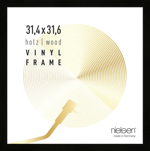 Schallplatten Rahmen Holz, Vinyl Rahmen, bruchsicheres Kunstglas von nielsen - Bild 1 von 11