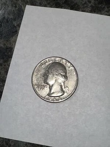 1966 Liberty quarto di dollaro USA moneta senza marchio di zecca raro buone condizioni nuovo errore C - Foto 1 di 8