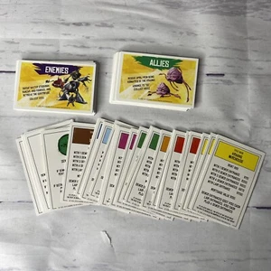 Monopoly Teenage Mutant Ninja Turtles Piezas Todas las Tarjetas de Propiedad + Enemigos/Aliados - Imagen 1 de 3