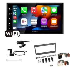 Kenwood Autoradio WiFi CarPlay für Ssangyong Kyron ab 2005 Radiovorbereitung - Bild 1 von 6