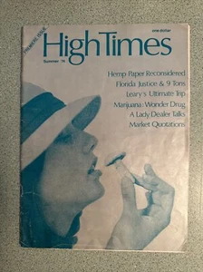 1974 High Times Magazine FIRST ISSUE #1 One Dollar Premiere Collector’s Edition - Picture 1 of 8