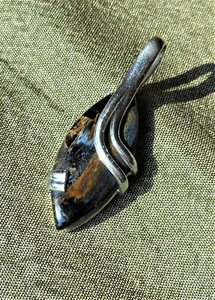 Stunning Chatoyant Pietersite 925 Sterling Silver Pendant Handmade Artisan - Picture 1 of 7