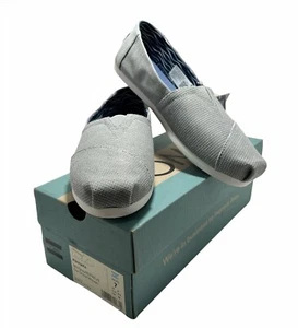 TOMS Women's Alpargata Mid Grey Repreve Our Ocean Size 7 , 10016707 - Picture 1 of 12
