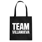 Team Villaneuva Cotton Canvas Tote Bag #3465
