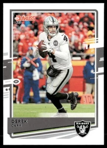 Tarjeta de fútbol americano Derek Carr 2020 Donruss #197 Las Vegas Raiders - Imagen 1 de 2