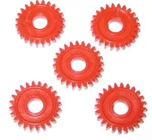 5 X Plastic 24 Tooth Gear for 3 mm Shafts - 24T - 3mm - 10.3 mm OD Pinion Gears - Picture 1 of 6