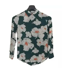 Equipment Femme 100% Silk Floral Collared Shirt / Size XS - Picture 1 of 4