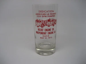 Vaso de vino vintage Relief Engine Co. 21 de mayo de 1972 - Imagen 1 de 4