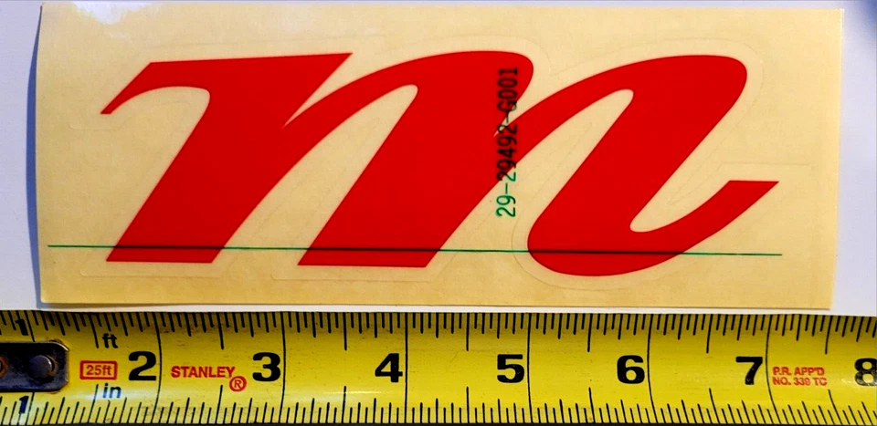 Calcomanía adhesiva de horquilla de MTB auténtica MANITOU Foto 1 de 1