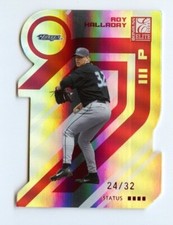 2005 Donruss Elite Status ROY HALLADAY Die-Cut #'d 24/32 Toronto Blue Jays 