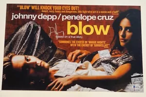 George Jung Signed Autographed BLOW 11x17 Movie Poster Johnny Depp Beckett COA - Picture 1 of 6
