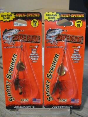 2 Joe's Flies Talla 10 En Línea SpinnerBaits Short Striker / Joe's Favorite 166-10 Foto 1 de 4