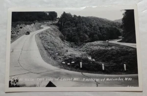 Curves US 50 E. Side Of Laurel Mt. 3 Miles W. Of Mccomber, W. VA. PC (I2) - Picture 1 of 2